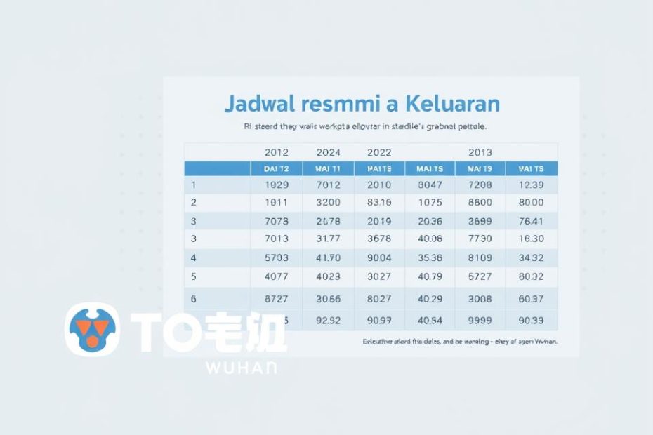 Jadwal Resmi Keluaran Toto Wuhan